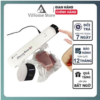 Máy hút chân không mini hàn miệng túi máy ép chân không gia đình nhỏ gọn máy hút chân không thực phẩm kiêm máy hàn miệng