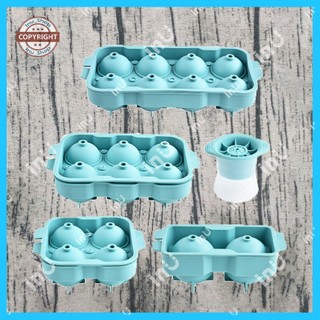 HCM - [ICE BALL size to 5.6cm] Khuôn silicon làm đá tròn uống cocktail, whiskey