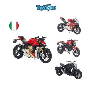 Mô hình xe moto Ducati Panigale V4S Corse, 1199 Superleggra , Monster, Hypermotard 1:18