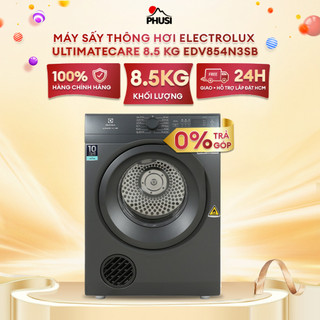 Edv854n3sb máy sấy thông hơi electrolux 8.5 kg edv854n3sb