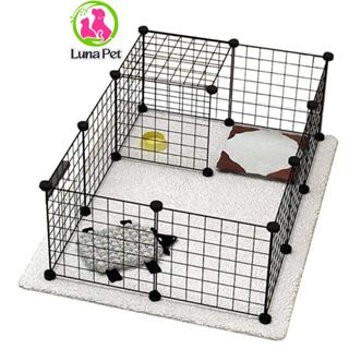 Chuồng quây thú cưng chó mèo lắp ghép từ miếng lưới ghép chuồng LunaPet, Chuồng chó mèo tự lắp ráp