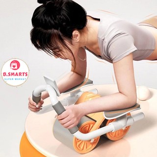 Đồ Tập Bụng 2 Bánh Có Đệm Khuỷu Tay Cho Người Mới, Con Lăn Tập Thể Dục Có Đồ Đo Và Giá Đỡ Điện Thoại