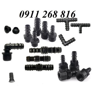 Phụ kiện ống tưới LDPE 16mm-20mm dùng cho hệ thống tưới phun sương nhỏ giọt phun mưa sân vườn cảnh quan vườn tường