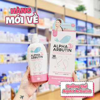 Sữa Dưỡng Thể Trắng Da, Dưỡng ẩm Alpha Arbutin 3 Plus Collagen Lotion 500ml Thái lan