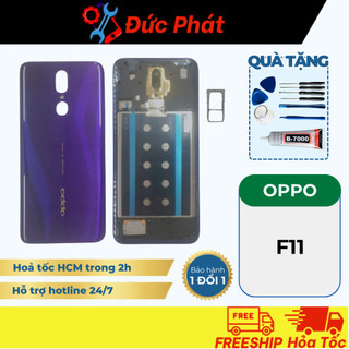 Bộ vỏ oppo f11 (khung, lưng, sườn, sim, phím, cam)