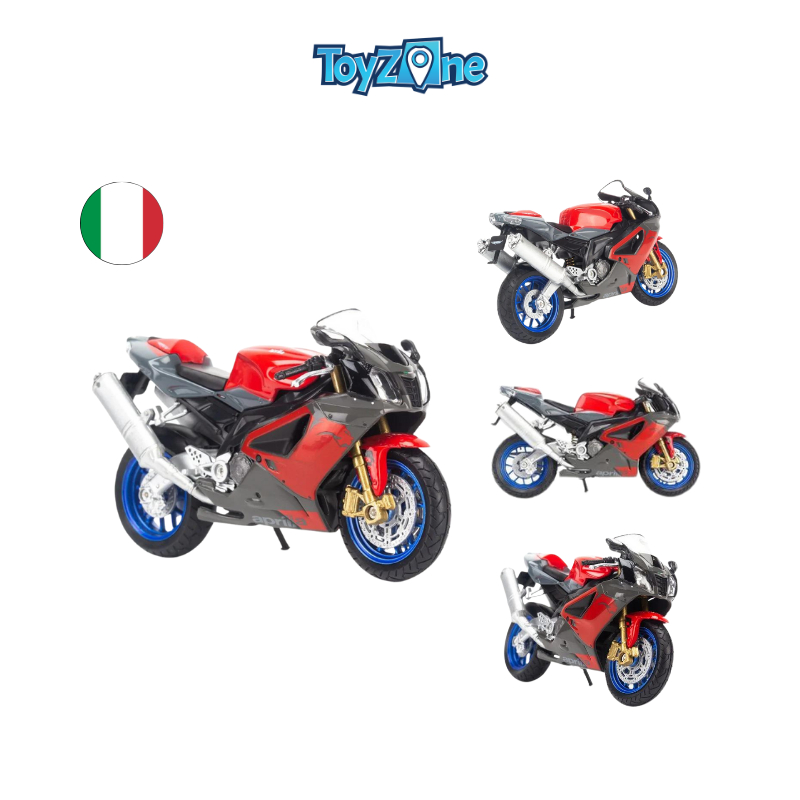 Mô hình mô tô Aprilia RSV 4R, Aprilia RSV 1000R 1:18 Welly