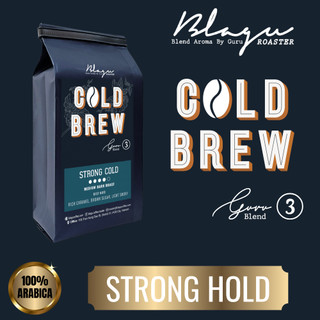 Cà phê Blagu hạt đã rang Guru 3 Blend Strong Cold | Dòng Cà Phê chuyên dùng Cold Brew | Medium Dark 250g