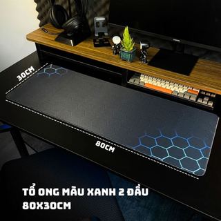 Tấm lót chuột bàn máy tính, lót chuột cỡ lớn 80x30 dày 2mm đa dạng mẫu mã hoa tiết sắc nét