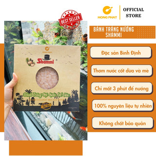 [SỈ & LẺ] Bánh Tráng Mè Nước Cốt Dừa Shammi - Bánh Tráng nướng - Đặc sản Bình Định 500g date mới