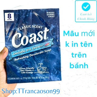 [ Lốc 8 cục ] Xà bông,Xà phòng cục coast Mỹ 113g