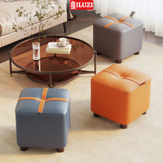 Ghế đôn sofa da cao cấp thiết kế hiện đại thương hiệu ILUZI - GC16