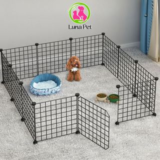 Tấm lưới quây chuồng chó mèo - Lưới sắt ghép tủ kệ đa năng LunaPet