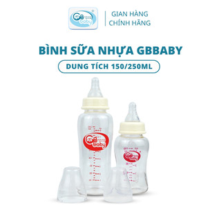 Bình sữa nhựa cao cấp gb-baby cổ hẹp 150ml 250ml chính hãng