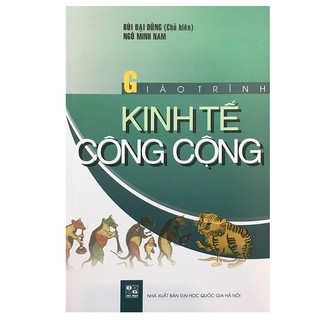 Sách -Giáo trình kinh tế công cộng