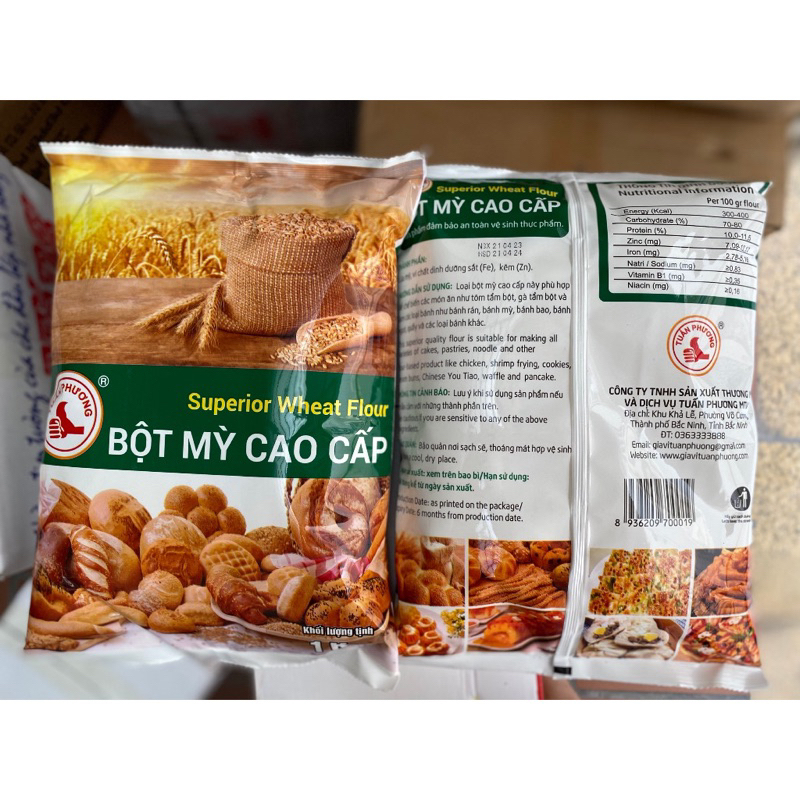 Bột mì làm bánh gói 500gr