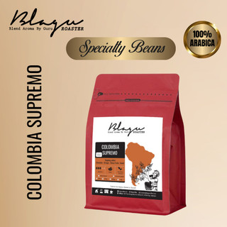 Cà phê blagu hạt đã rang, colombia supremo | dòng cà phê cao cấp | 100% arabica - typica | medium