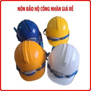 Nón bảo hộ công nhân công trường, Nón bảo hộ giá rẻ, Mũ bảo hộ công nhân chuyên dụng, Mũ nhựa bảo hộ lao động
