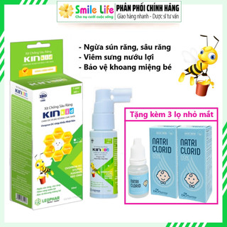 SMILE LIFE | Xịt Chống Sâu Răng Kin kid - Ngừa sâu răng, sún răng, sưng nướu, bảo vệ khoang miệng