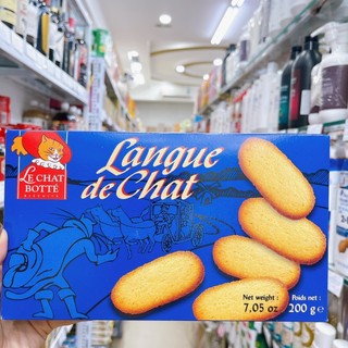 Bánh quy lưỡi mèo le chat potté langue de chat 200g - hạn t7.2025