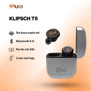 Tai nghe không dây True Wireless Klipsch T5 - Tai nghe bluetooth chính hãng