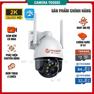 Camera WIFI Yoosee Ngoài Trời PTZ 2K [1296P] Siêu nét, góc rộng, Xoay 350°, Quay đêm có màu  - PTZ Form to