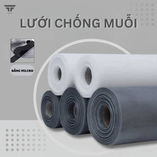 Lưới chống muỗi, chống bụi lưới chống muỗi băng móc, lưới chống côn trùng giá rẻ, Băng dán velcro