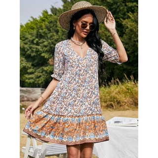 VÁY BABYDOLL THỔ CẨM ĐẦM ĐUÔI CÁ