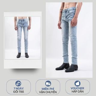 [Premium] Quần Skinny Jeans nam nhập khẩu cao cấp, Form Skinny, vải dày | Blue Stone Jeans