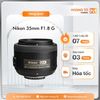 Ống kính Nikon AF-S 35mm f/1.8 G DX cũ khá đẹp
