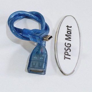 Cáp otg mini usb / chuẩn cắm mini usb ra usb 2.0 - đoạn dây