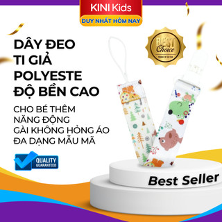 Dây Đeo Ti Giả, Gặm Nướu Cho Bé Hoạ Tiết Xinh Xắn, Tiện Dụng Điều Chỉnh Được Độ Dài