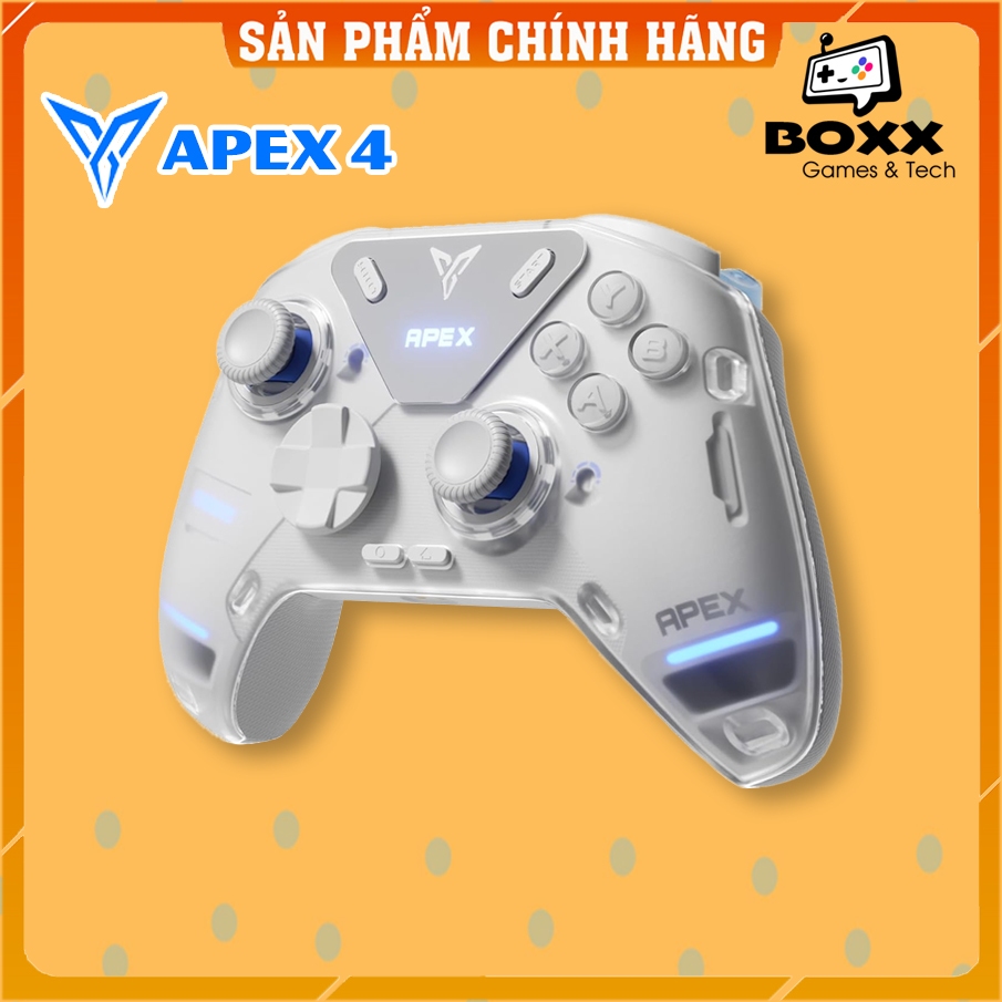  Tay cầm Flydigi APEX 4 hỗ trợ Macro Phím Cơ Polling Rate 1000Hz cho Nintendo Switch PC Laptop Steam Deck 