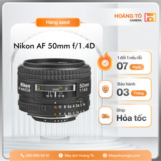 Ống kính Nikon AF 50mm f1.4D cũ khá đẹp