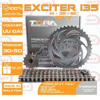 Nhông sên dĩa Exciter 2011-2014 Tora