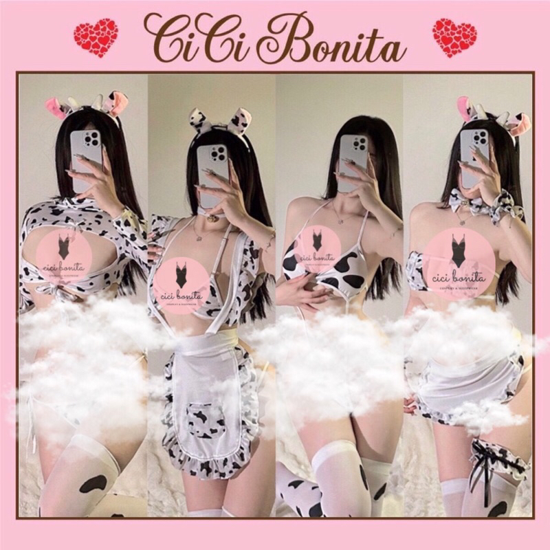Tổng Hợp Cosplay Bé Bò Sữa Cute Gợi Cảm- Trang Phục Hầu Gái Bò Tạp Dề CP130 CICI BONITA HCM | BigBuy360 - bigbuy360.vn