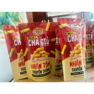 (hcm)COMBO 3 -5 bịch SNACK CHẢ GIÒ NHÂN TÔM L2 GIÒN TAN