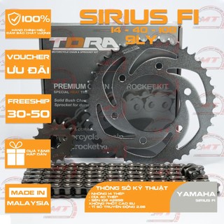 Nhông sên dĩa Tora dành cho xe Sirius bình xăng cơ