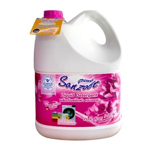 Giặt xả đậm đặc Thái Lan SANZOFT 3500ml Lovely pink hương quyến rũ - can trắng hồng