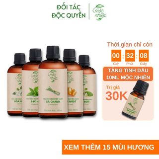 Tinh dầu 100ml Mộc Nhiên nguyên chất có kiểm định (chọn mùi)