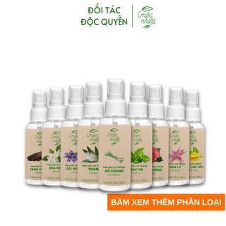 Tinh dầu xịt phòng Mộc Nhiên chính hãng 30ml: tinh dầu sả chanh, bạc hà, hoa hồng