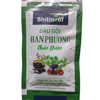 Shitinsof Dầu gội Hán Phương thảo dược gói 8,8ml - Giúp sạch tóc và sạch gàu, giảm ngứa da đầu