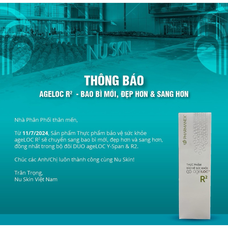 Thực phẩm bảo vệ sức khoẻ ageLOC R2
