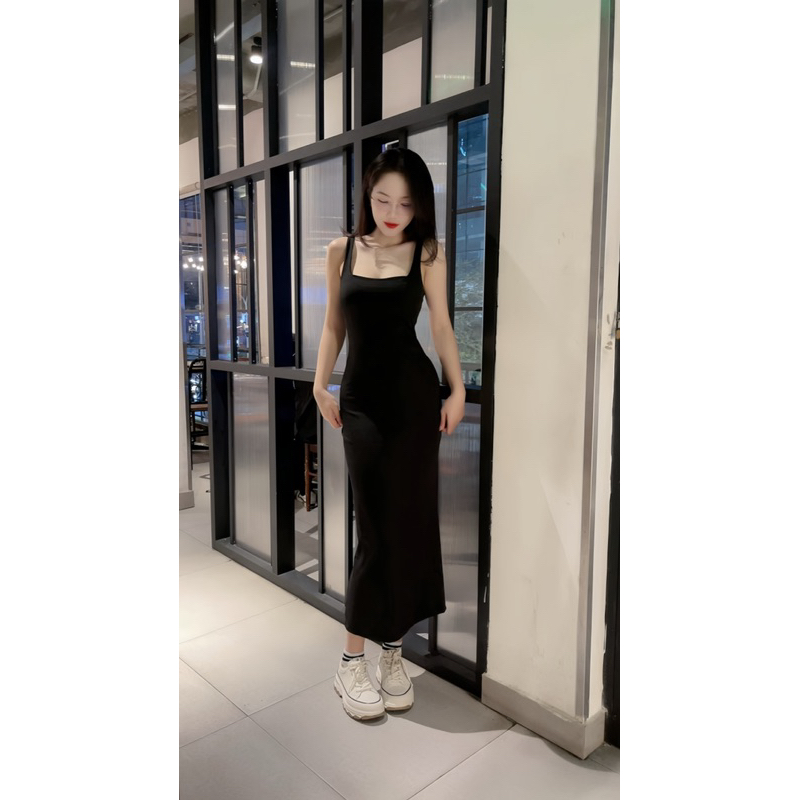 D009 Đầm ôm body nữ 2s bảng to dáng dài form ôm body tôn dáng chất thun tăm mịn co giãn thoải mái | BigBuy360 - bigbuy360.vn