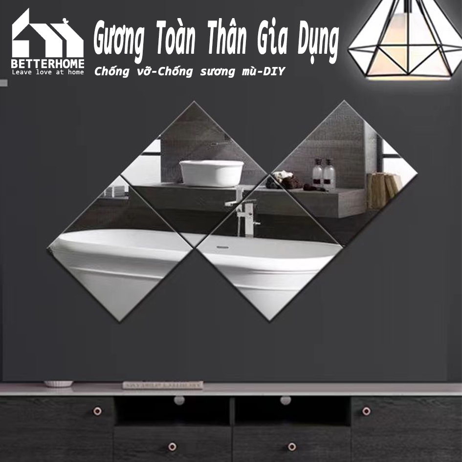 Gương toàn thân dán tường gương dán tường dán tường chống vỡ soi toàn thân,dán tủ quần áo,20cm-40cm