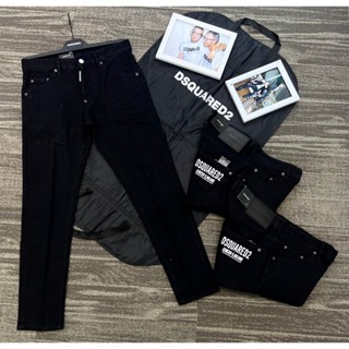 HÀNG CAO CẤP Quần Jean Nam DSQ2 Icon Đen Trơn Vẩy Sơn Quần Bò Xanh DSQ IION Phối Vẩy Sơn Màu Pha Bạc