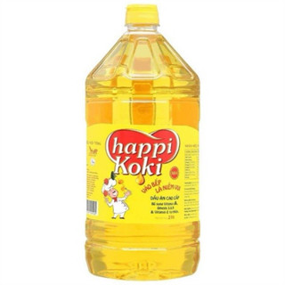 Dầu ăn cao cấp Happy Koki dạng 2lit
