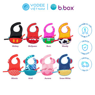 b.box Yếm ăn dặm phiên bản Disney có túi hứng dễ vệ sinh tặng kèm 1 muỗng silicone cho bé
