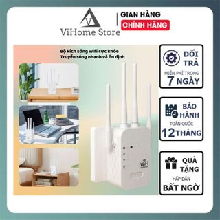 Kích Sóng Wifi  Không Dây Cao Cấp Twifi Bộ Kích Sóng Wifi Cực Mạnh Tốc Độ Cao 300Mbps Cục Kích Sóng Thiết Bị Kích Mạng