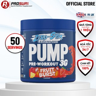 Applied Nutrition Pump 3G Zero Stim - Không Cafein Pre Workout 50 Scoops