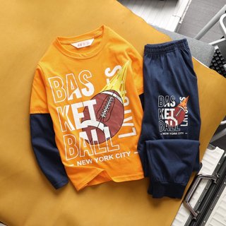 Bộ dài tay cho bé trai DT01 BUBY KID FASHION chất liệu cotton mềm mại chun thoải mái size 23-57kg
